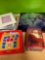 Picture frames, artwork, plastic kitchen