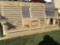 3 person porch swing w/ folding console 67 Amish built quality