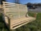 farmhouse slated porch swing 50 w/ chains Amish built quality