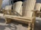 2 person Adirondack style platform glider rocker 56 Amish built