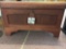 Cedar chest with key