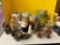 Planters, figurines, etc.