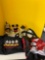 Mickey Mouse dolls, and bags