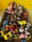 Mickey Mouse figurines, train set, etc.