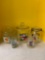Mickey Mouse and Winnie the Pooh glass canisters