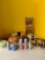 Vintage perfumes and powder sets