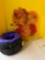 Light up Mickey and Minnie, mouse sign, and Halloween basket