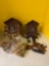Pair of German cuckoo clocks