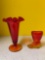 Fenton and LE Smith, Amberina glass