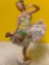 Antique Dresden lady ballerina figurine