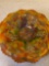 Antique Millersburg Carnival glass plate