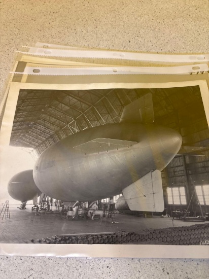 Four Goodyear blimp pictures