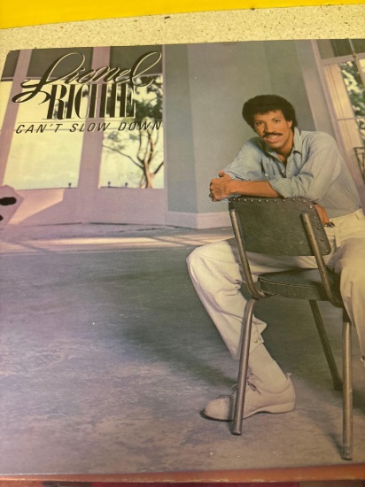 Four vinyl record albums
