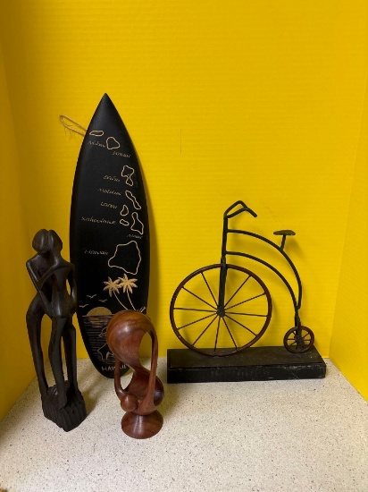 Wood figurines, and more