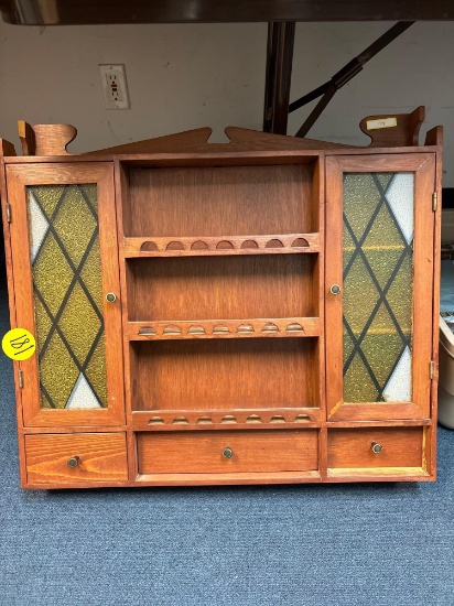 Nice wood cabinet with shelves