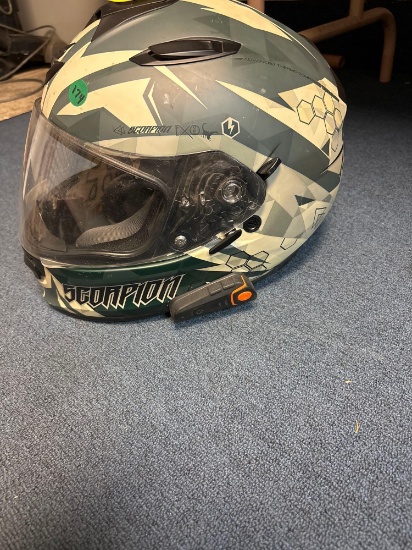 Scorpion motorcycle helmet