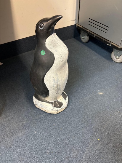 Resin penguin 22 inches tall