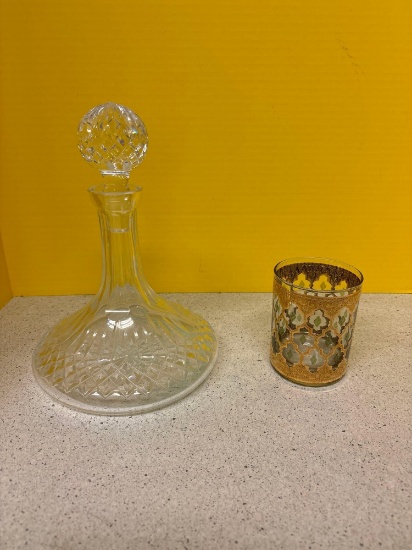 Waterford crystal ships decanter