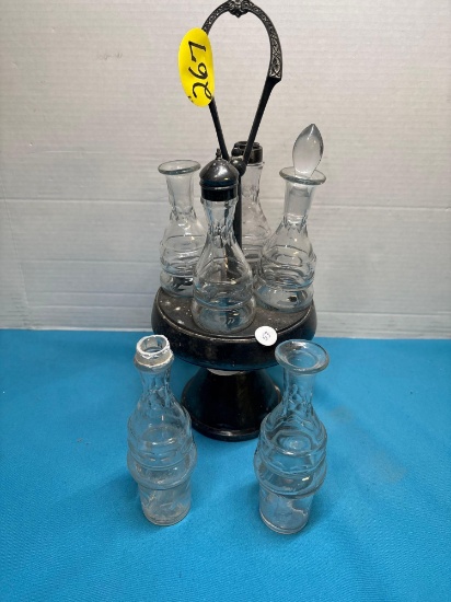 Antique cruet set