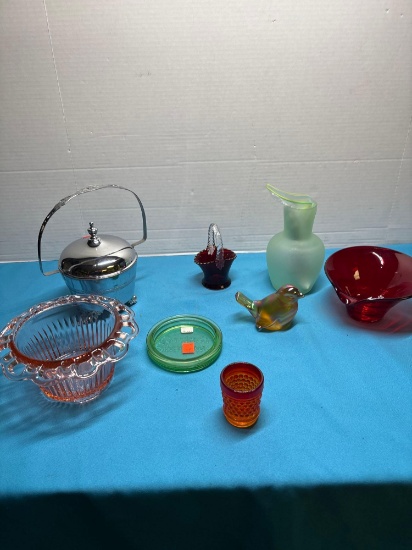 Goodrich Silvertown ashtray insert other quality glass