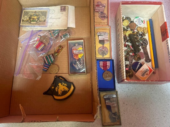 vintage US military pins