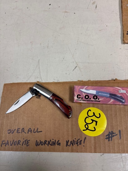 Chief operations officer, knife