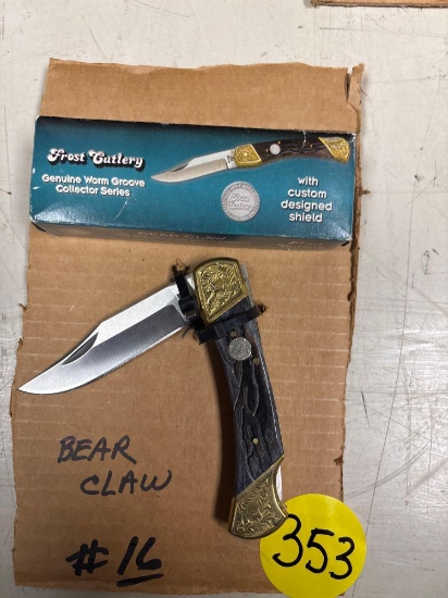 Frost cutlery, bear, claw knife