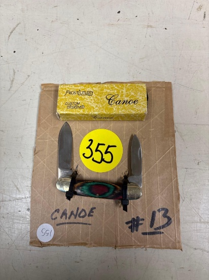 Frost cutlery, canoe, knife