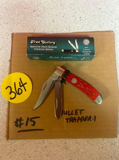 frost cutlery bulletin trapper knife