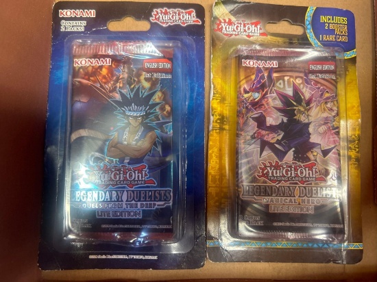 to Yu-Gi-Oh card packs in packages