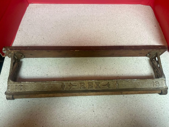 vintage Rex paper cutter