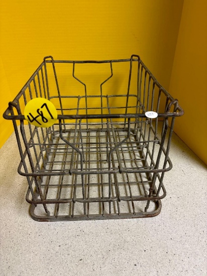 Antique milk crate