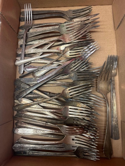 mixed lot vintage forks