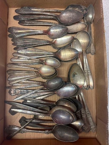 mixed lot, vintage spoons