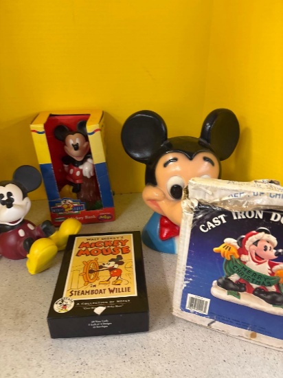Mickey Mouse Banks doorstops note cards