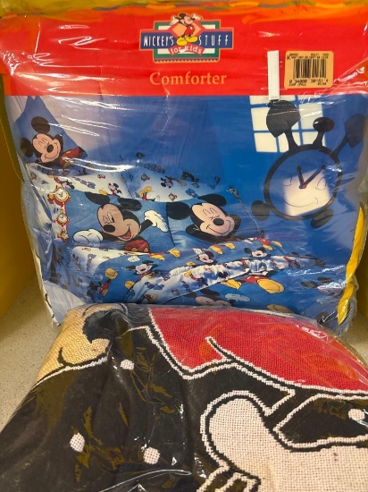 Mickey Mouse full comforter, throw blanket