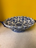 Bombay handled fruit bowl