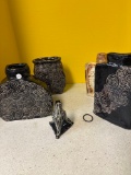 Five pieces of studio pottery