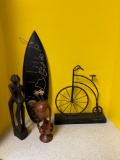 Wood figurines, and more