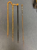 Four interesting canes