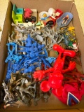 Vintage toy, soldiers and other small toys