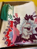 Three quality vintage tablecloths