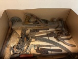 Large plane and other antique tools