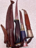 Two Finland knives with sheaths