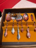 Beautiful stainless international flatware, serving pieces