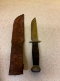 World War II PAL RH 36 military sheath knife