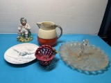 Miscellaneous pottery and glass