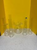 Clear glass globes