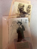 vintage signed, cowboy photographs