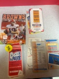 browns matchup magazine, the great schlitz circus parade, and more catalogs
